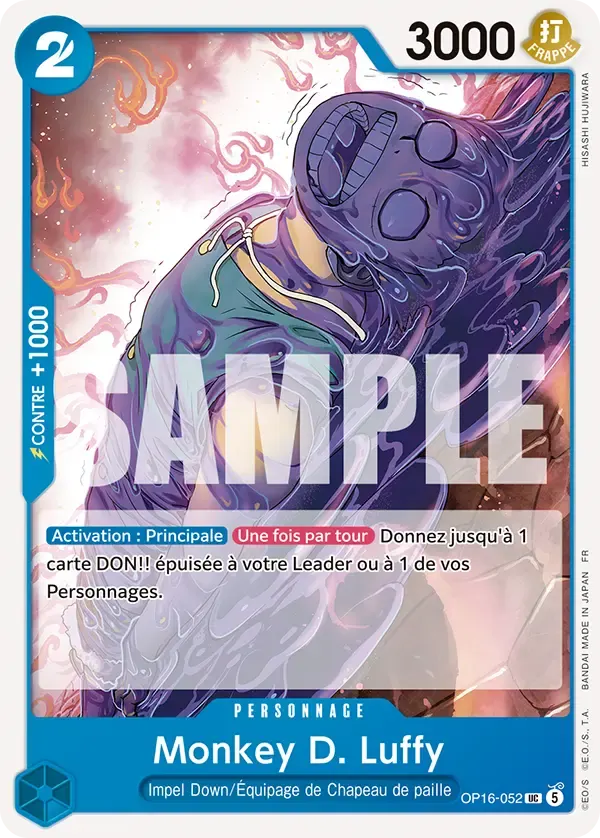 Monkey D. Luffy — carte One Piece TCG OP16-052 (L'Heure de la Bataille Décisive)