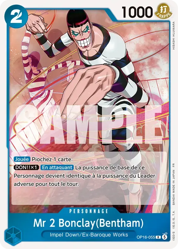 Mr 2 Bonclay(Bentham) — carte One Piece TCG OP16-055 (L'Heure de la Bataille Décisive)