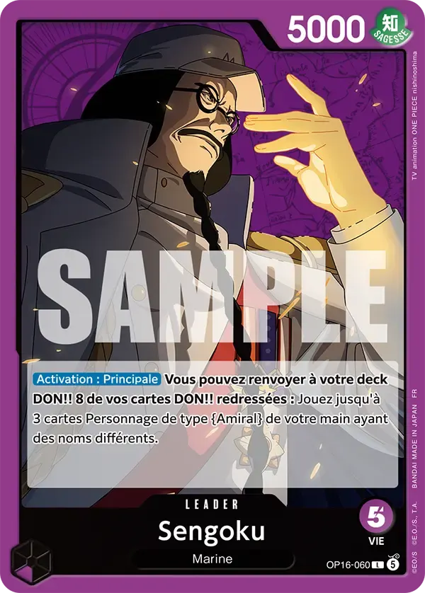 Sengoku — carte One Piece TCG OP16-060 (L'Heure de la Bataille Décisive)