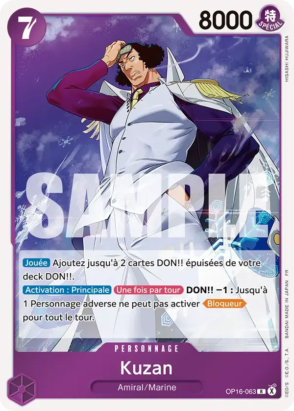 Kuzan — carte One Piece TCG OP16-063 (L'Heure de la Bataille Décisive)
