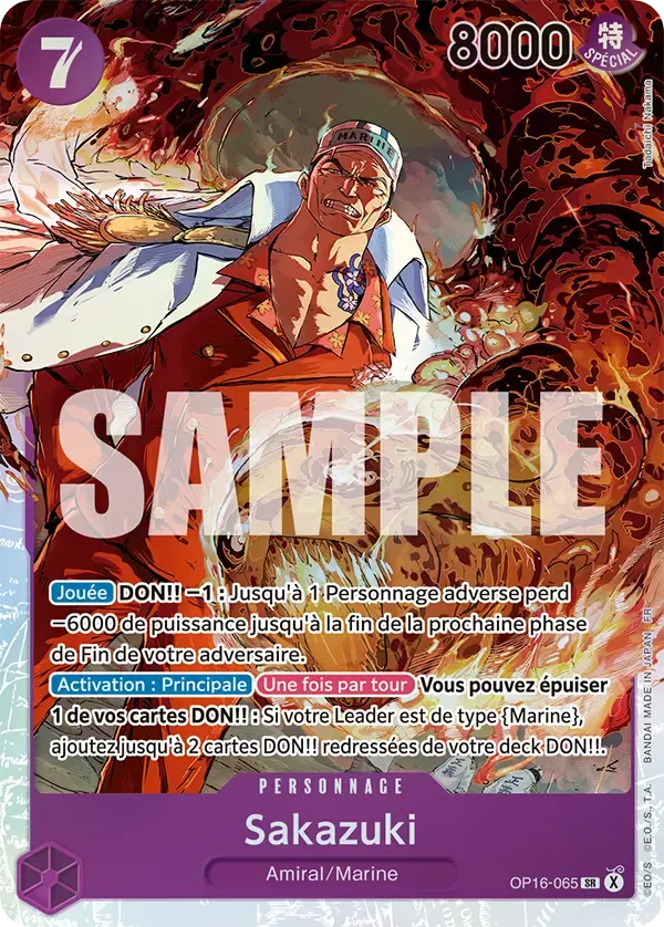 Sakazuki — carte One Piece TCG OP16-065 (L'Heure de la Bataille Décisive)