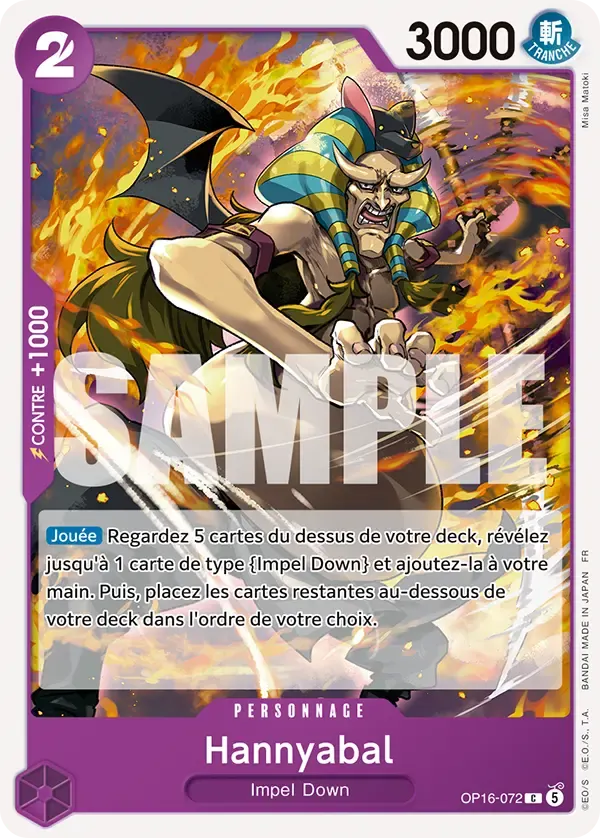 Hannyabal — carte One Piece TCG OP16-072 (L'Heure de la Bataille Décisive)