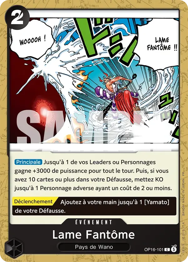 Lame Fantôme — carte One Piece TCG OP16-101 (L'Heure de la Bataille Décisive)
