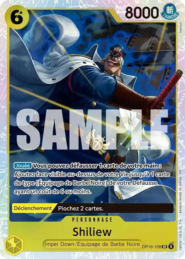 Shiliew — carte One Piece TCG OP16-108 (L'Heure de la Bataille Décisive)