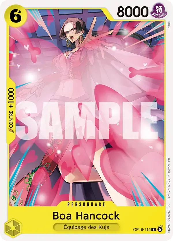 Boa Hancock — carte One Piece TCG OP16-112 (L'Heure de la Bataille Décisive)