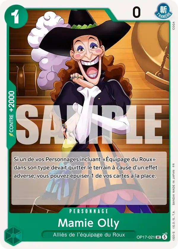 Mamie Olly — carte One Piece TCG OP17-021 (Les Guerriers Les Plus Puissants Au Monde)