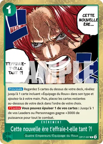 Cette nouvelle ère t'effraie-t-elle tant ?!