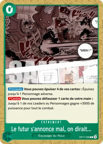 Le futur s'annonce mal, on dirait...