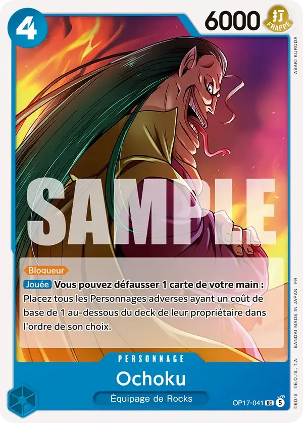 Ochoku — carte One Piece TCG OP17-041 (Les Guerriers Les Plus Puissants Au Monde)