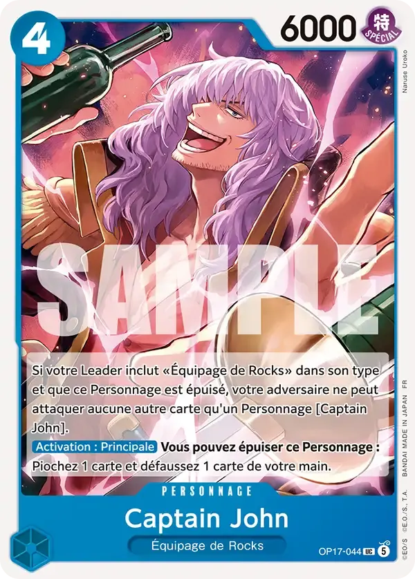 Captain John — carte One Piece TCG OP17-044 (Les Guerriers Les Plus Puissants Au Monde)
