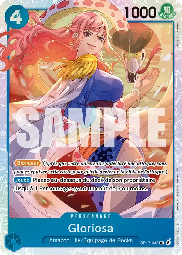 Gloriosa — carte One Piece TCG OP17-046 (Les Guerriers Les Plus Puissants Au Monde)