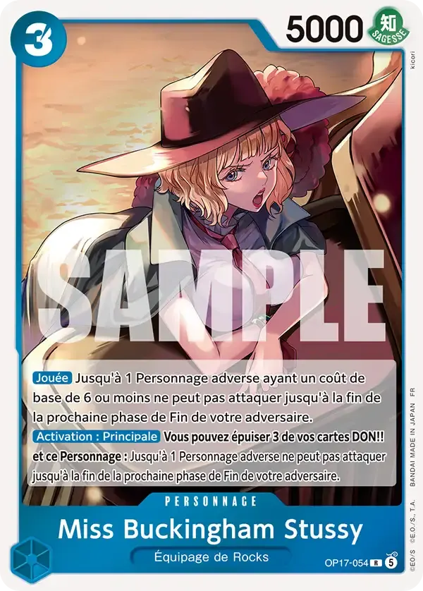 Miss Buckingham Stussy — carte One Piece TCG OP17-054 (Les Guerriers Les Plus Puissants Au Monde)