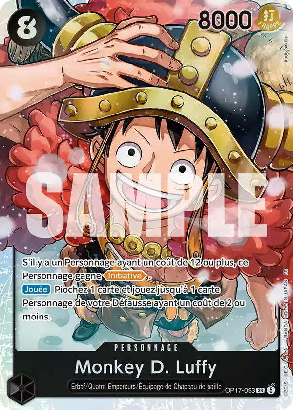 Monkey D. Luffy — carte One Piece TCG OP17-093 (Les Guerriers Les Plus Puissants Au Monde)