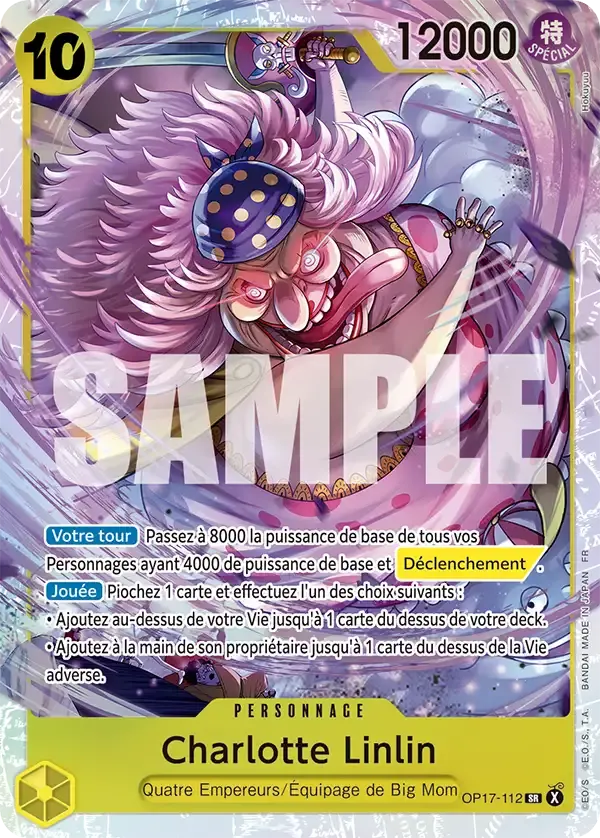 Charlotte Linlin — carte One Piece TCG OP17-112 (Les Guerriers Les Plus Puissants Au Monde)