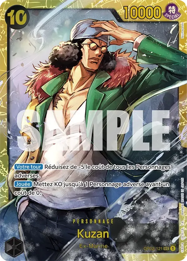 Kuzan — carte One Piece TCG OP02-121 (The Best)
