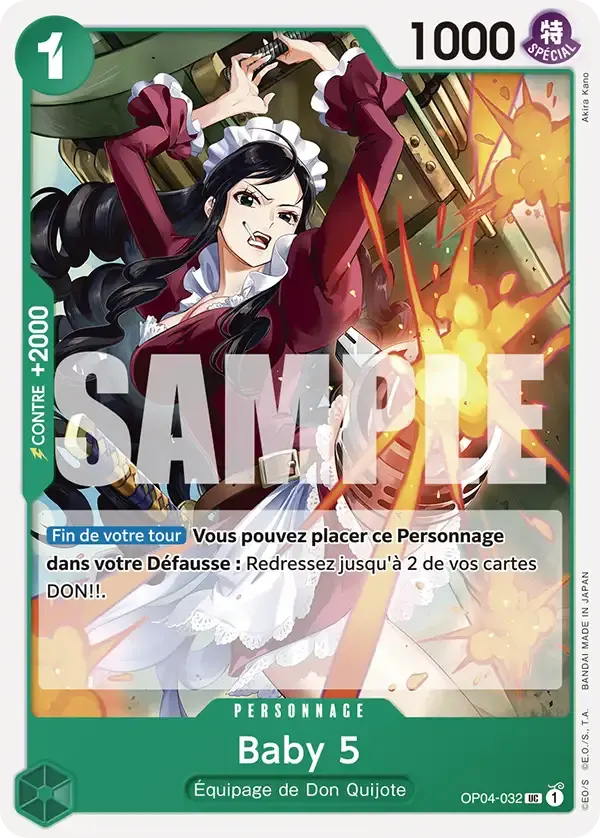 Baby 5 — carte One Piece TCG OP04-032 (The Best)