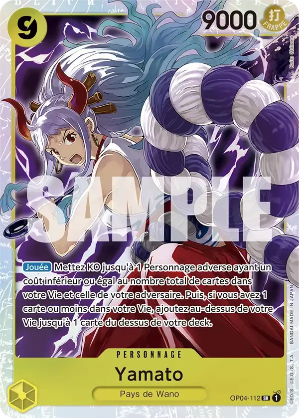Yamato — carte One Piece TCG OP04-112 (The Best)