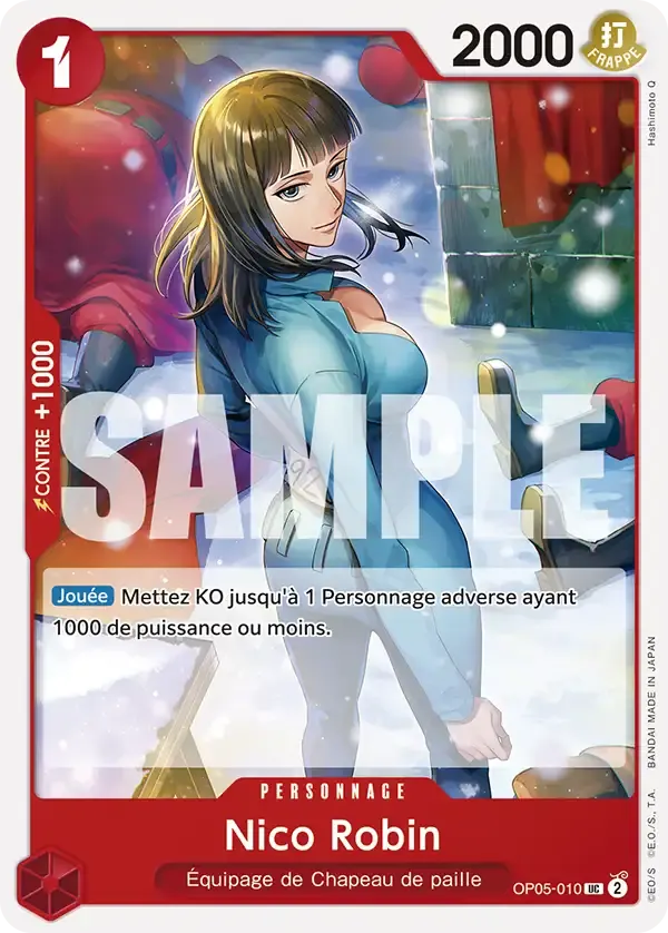Nico Robin — carte One Piece TCG OP05-010 (The Best)