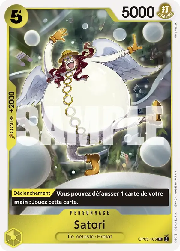Satori — carte One Piece TCG OP05-105 (The Best)