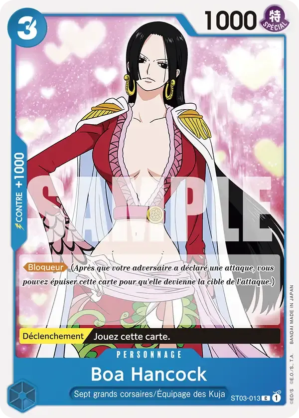 Boa Hancock — carte One Piece TCG ST03-013 (The Best)