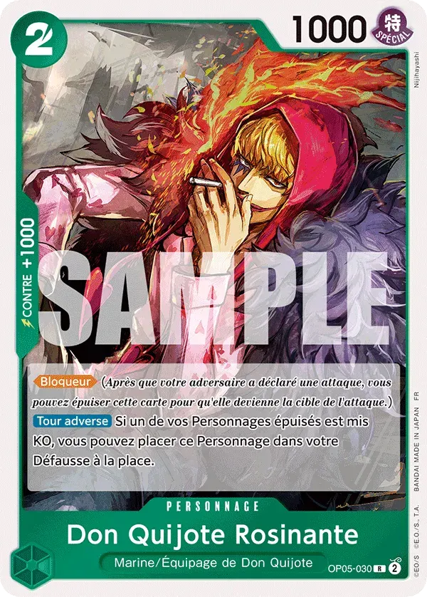 Don Quijote Rosinante — carte One Piece TCG OP05-030 (The Best - Vol. 2)