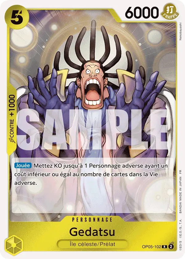 Gedatsu — carte One Piece TCG OP05-102 (The Best - Vol. 2)