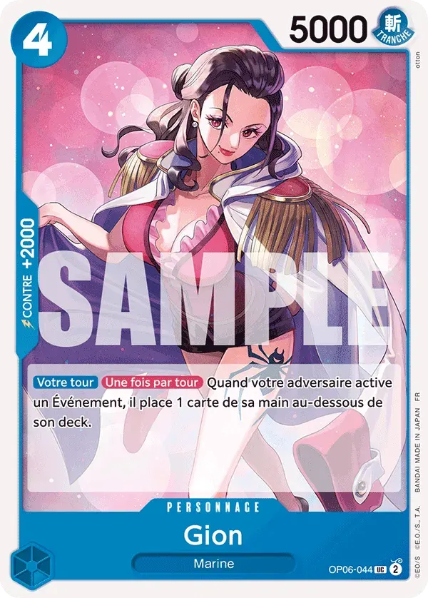 Gion — carte One Piece TCG OP06-044 (The Best - Vol. 2)