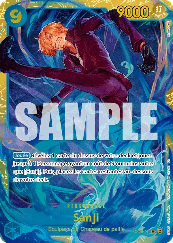 Sanji — carte One Piece TCG OP06-119 (The Best - Vol. 2)