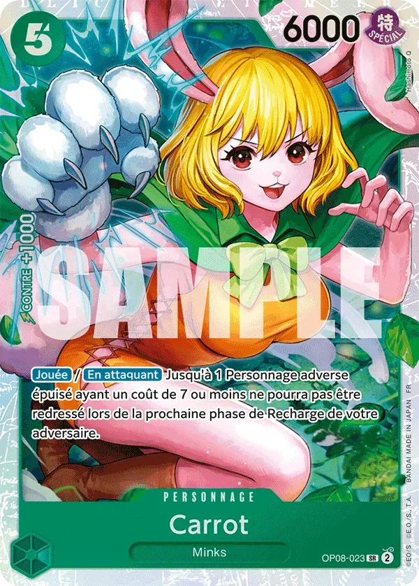 Carrot — carte One Piece TCG OP08-023 (The Best - Vol. 2)