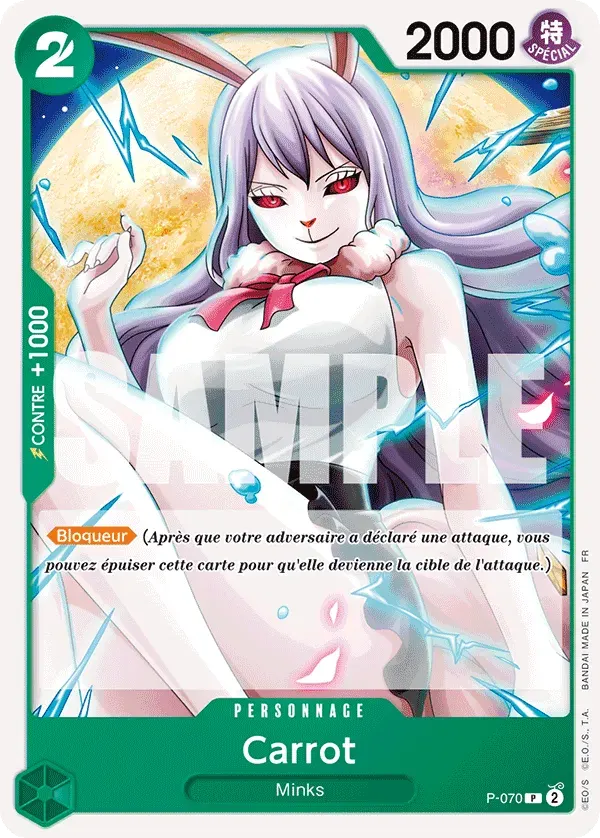 Carrot — carte One Piece TCG P-070 (The Best - Vol. 2)