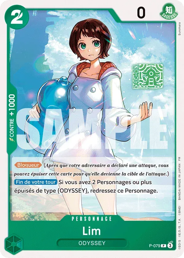 Lim — carte One Piece TCG P-079 (The Best - Vol. 2)