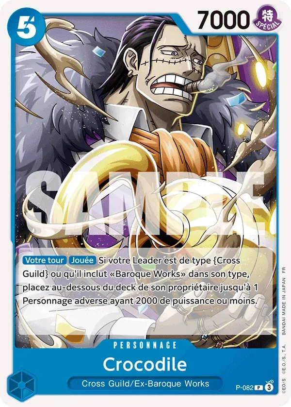Crocodile — carte One Piece TCG P-082 (The Best - Vol. 2)