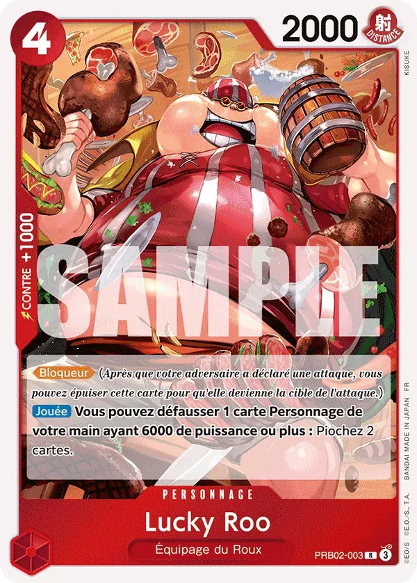 Lucky Roo — carte One Piece TCG PRB02-003 (The Best - Vol. 2)