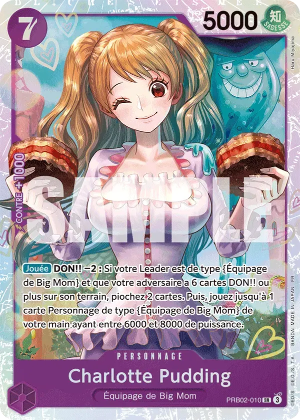 Charlotte Pudding — carte One Piece TCG PRB02-010 (The Best - Vol. 2)