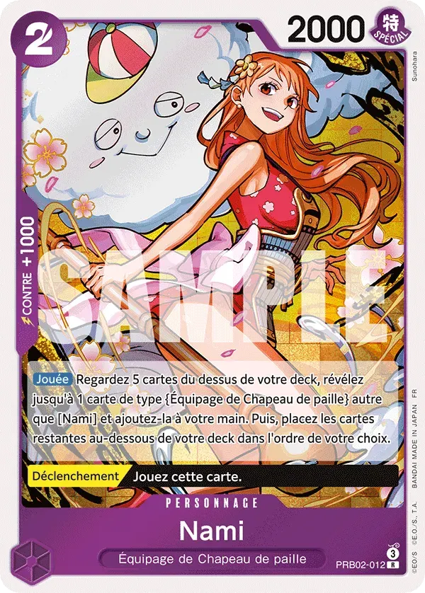 Nami — carte One Piece TCG PRB02-012 (The Best - Vol. 2)