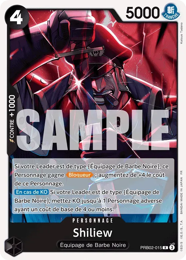 Shiliew — carte One Piece TCG PRB02-015 (The Best - Vol. 2)