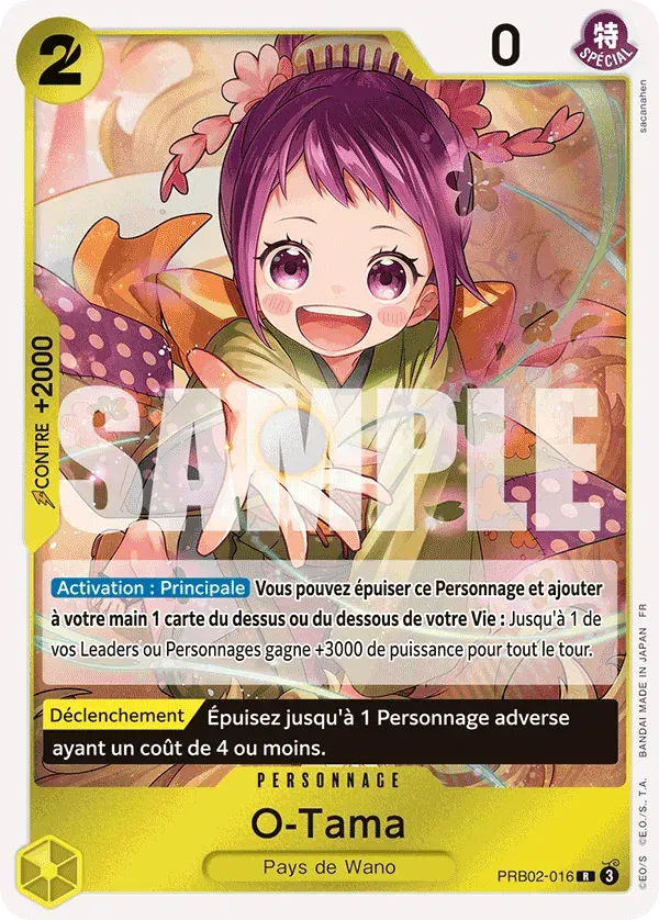 O-Tama — carte One Piece TCG PRB02-016 (The Best - Vol. 2)