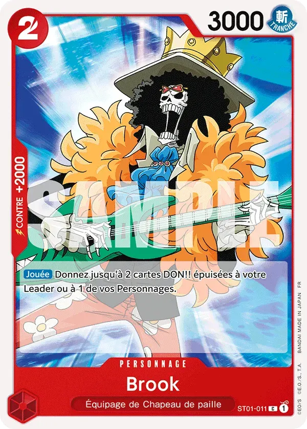 Brook — carte One Piece TCG ST01-011 (The Best - Vol. 2)