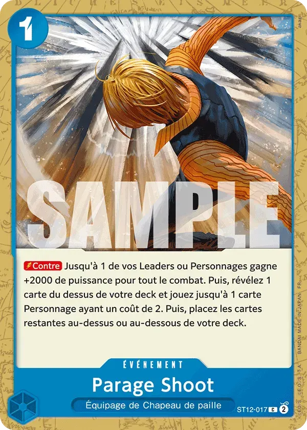 Parage Shoot — carte One Piece TCG ST12-017 (The Best - Vol. 2)