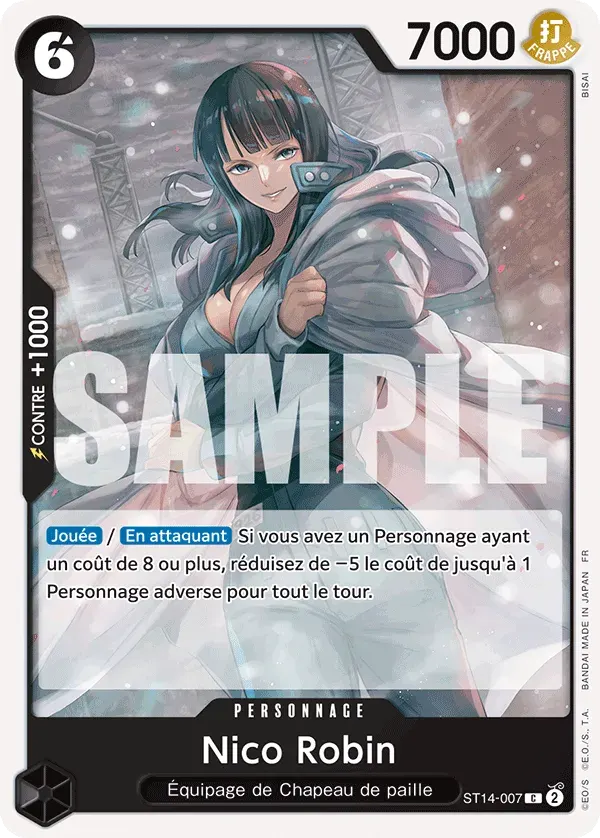 Nico Robin — carte One Piece TCG ST14-007 (The Best - Vol. 2)