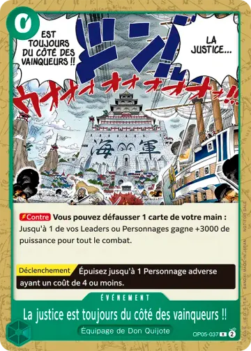 La justice est toujours du côté des vainqueurs !!