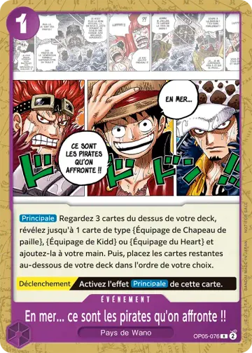 En mer... ce sont les pirates qu'on affronte !!