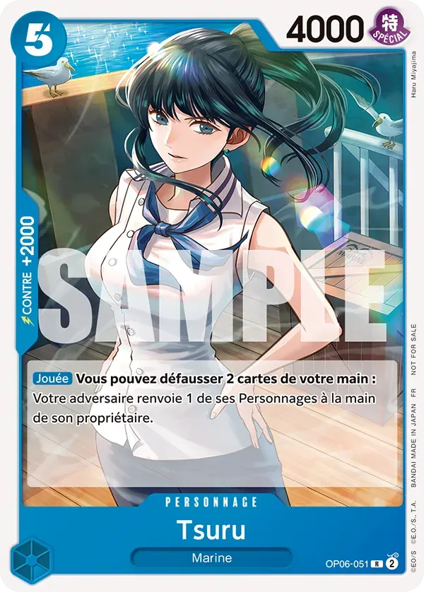 Tsuru — carte One Piece TCG OP06-051 (Cartes promos)