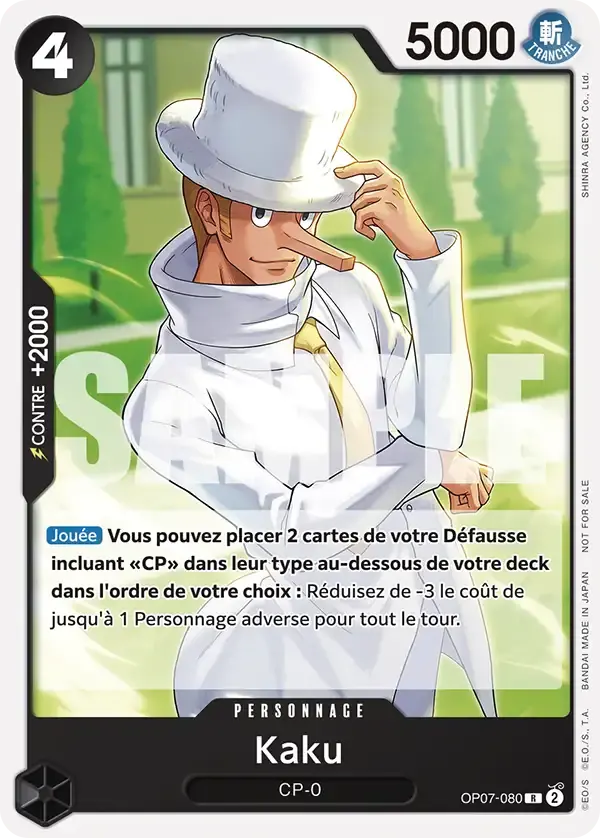 Kaku — carte One Piece TCG OP07-080 (Cartes promos)