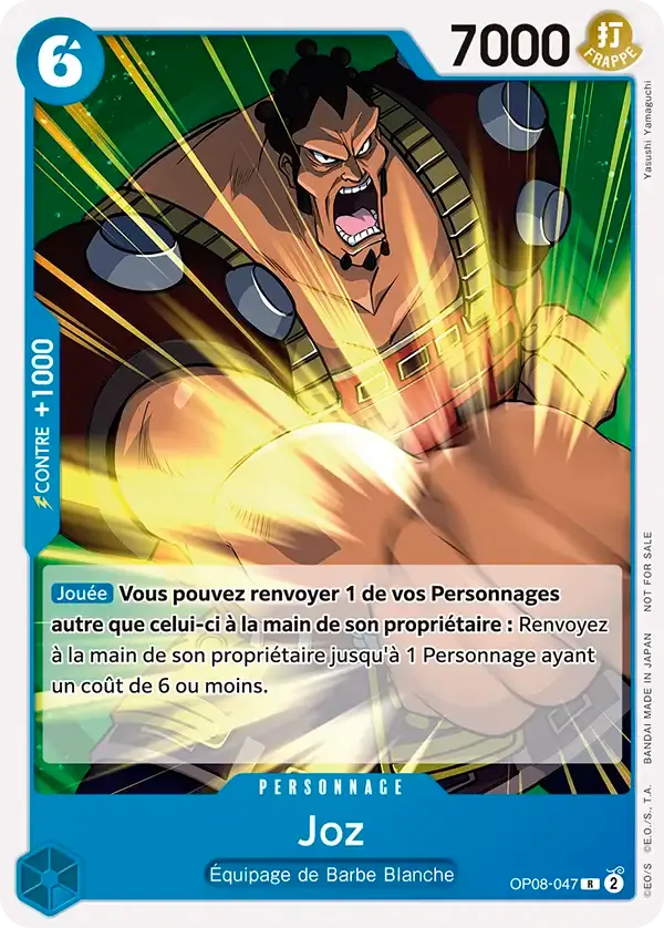 Joz — carte One Piece TCG OP08-047 (Cartes promos)