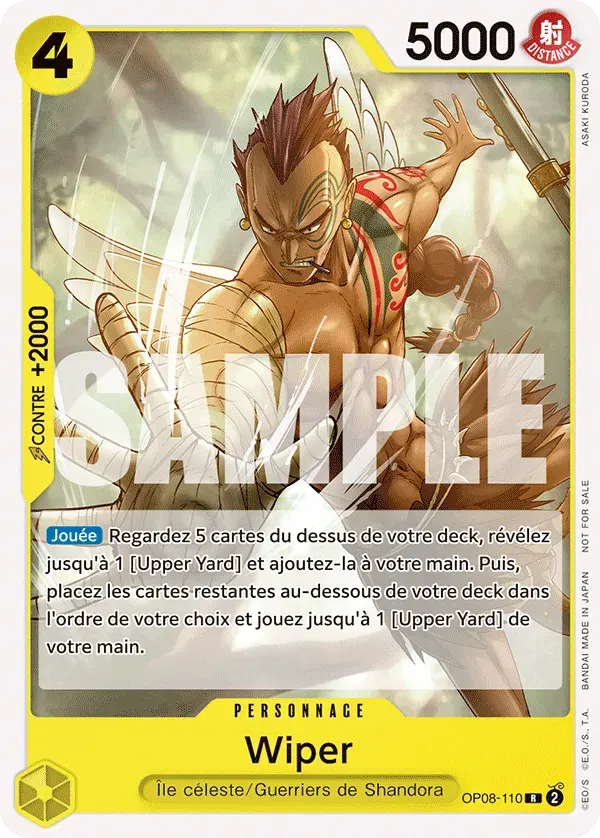 Wiper — carte One Piece TCG OP08-110 (Cartes promos)