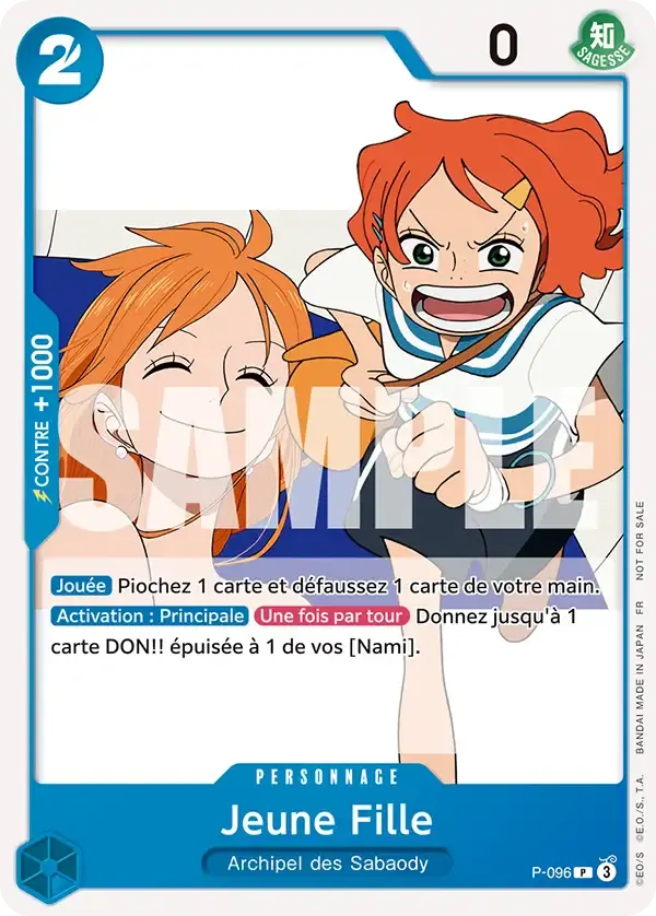 Jeune Fille — carte One Piece TCG P-096 (Événement de sortie OP14-EB04)