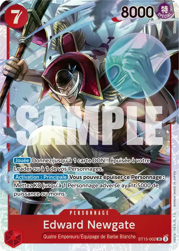 Edward Newgate — carte One Piece TCG ST15-002 (Edward Newgate)
