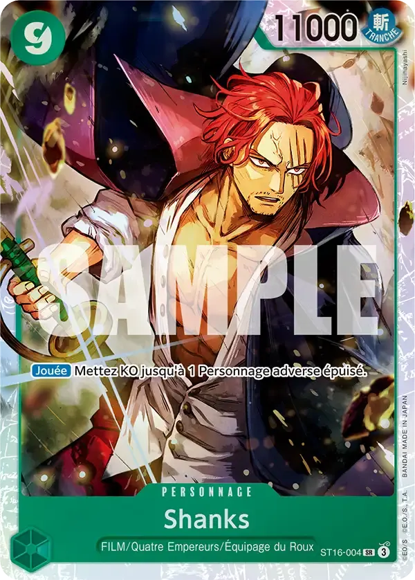 Shanks — carte One Piece TCG ST16-004 (Uta)