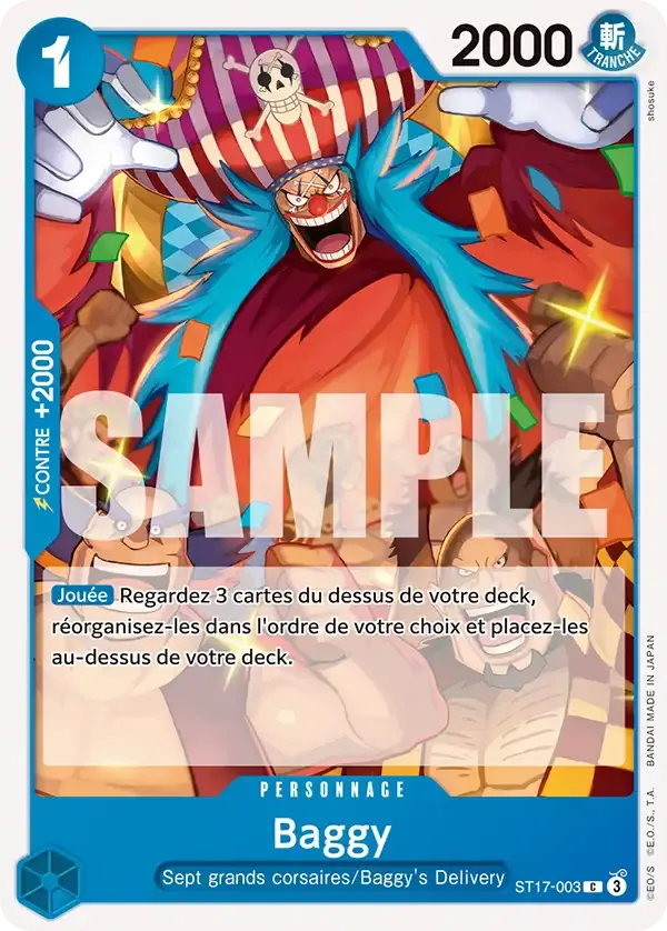 Baggy — carte One Piece TCG ST17-003 (Don Quijote Doflamingo)
